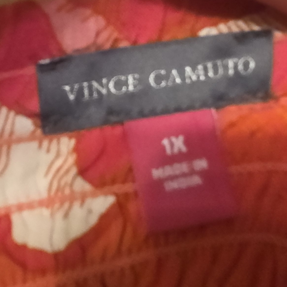 Vince Camuto Floral Maxi Dress. NWT 1X - Picture 6 of 7